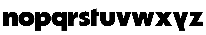 Striated Bold Instance Font LOWERCASE