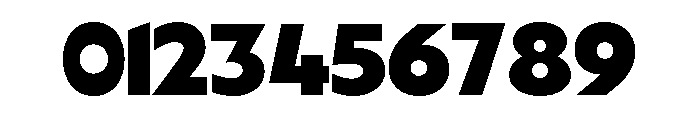 Striated Bold Font OTHER CHARS