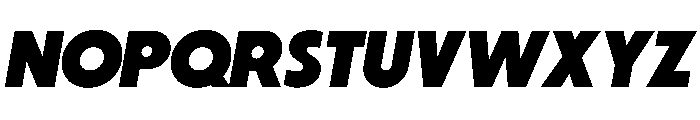 Striated BoldItalic Instance Font UPPERCASE