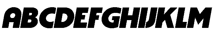 Striated BoldItalic Font UPPERCASE