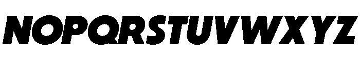 Striated BoldItalic Font UPPERCASE