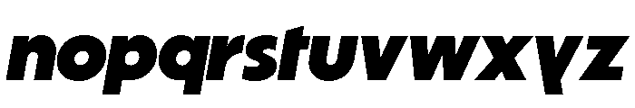 Striated BoldItalic Font LOWERCASE