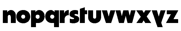 Striated Bold Font LOWERCASE