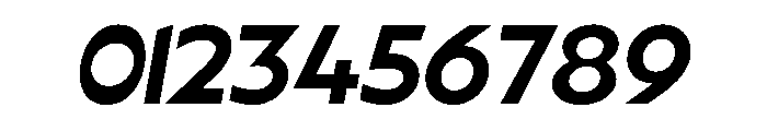 Striated Italic Instance Font OTHER CHARS