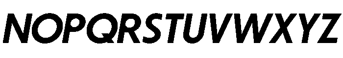 Striated Italic Instance Font UPPERCASE
