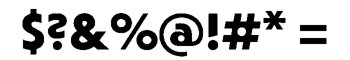 Striated Medium Instance Font OTHER CHARS