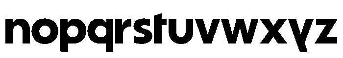 Striated Medium Instance Font LOWERCASE