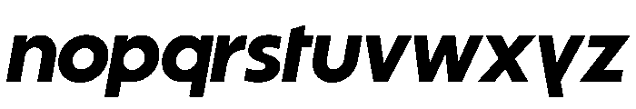 Striated MediumItalic Instance Font LOWERCASE