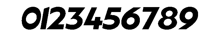 Striated MediumItalic Font OTHER CHARS