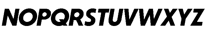 Striated MediumItalic Font UPPERCASE