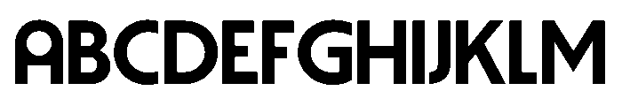 Striated Regular Instance Font UPPERCASE