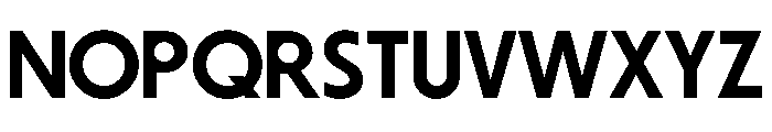 Striated Regular Instance Font UPPERCASE