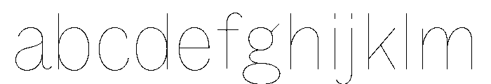 StrikeSansv0.1 Hairline FONT