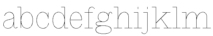 StrikeSerifv0.1 Hairline FONT