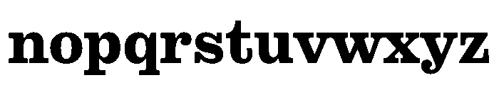 Stringer Web Bold Font LOWERCASE