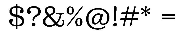 Stringer Web Light Font OTHER CHARS