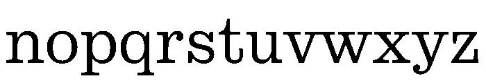 Stringer Web Light Font LOWERCASE