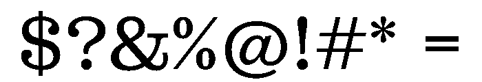 Stringer Web Regular Font OTHER CHARS