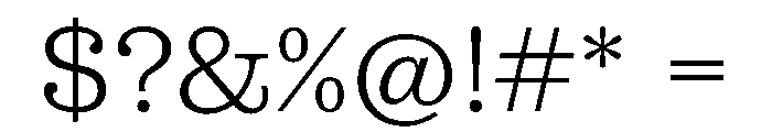 Stringer Web Thin Font OTHER CHARS