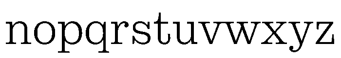 Stringer Web Thin Font LOWERCASE
