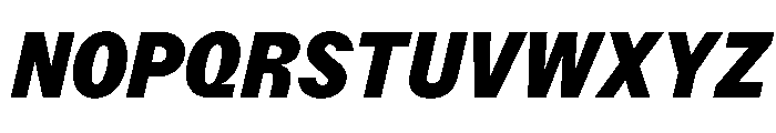 StroyGrotesk BlackItalic Font UPPERCASE