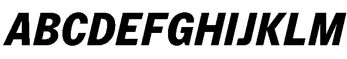 StroyGrotesk BoldItalic Font UPPERCASE