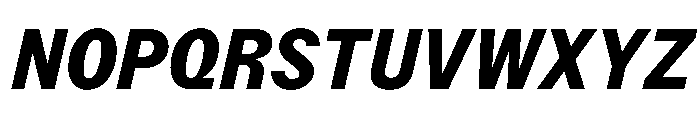 StroyGrotesk BoldItalic Font UPPERCASE