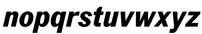 StroyGrotesk BoldItalic Font LOWERCASE