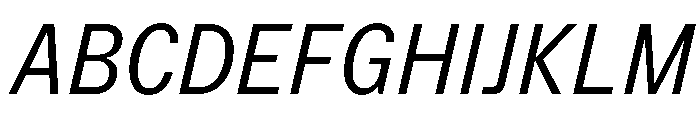 StroyGrotesk LightItalic Font UPPERCASE