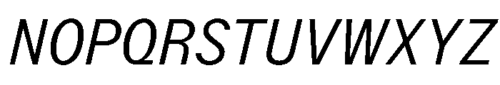 StroyGrotesk LightItalic Font UPPERCASE