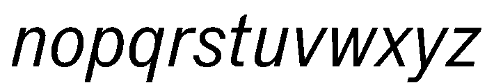 StroyGrotesk LightItalic Font LOWERCASE