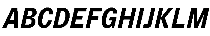 StroyGrotesk MediumItalic Font UPPERCASE