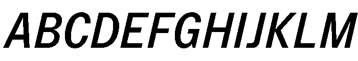 StroyGrotesk RegularItalic Font UPPERCASE