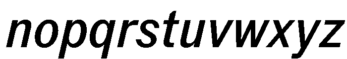 StroyGrotesk RegularItalic Font LOWERCASE