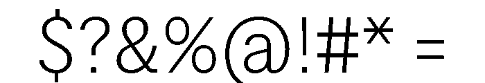 StroyGrotesk Thin Font OTHER CHARS
