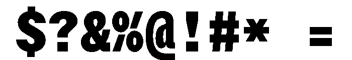 StroyMono Black Font OTHER CHARS