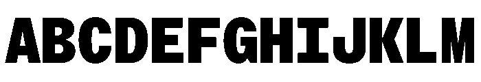 StroyMono Black Font UPPERCASE