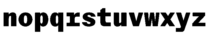 StroyMono Black Font LOWERCASE
