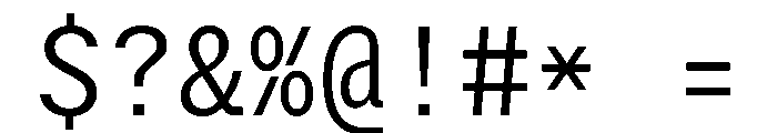 StroyMono Light Font OTHER CHARS