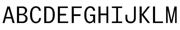 StroyMono Light Font UPPERCASE