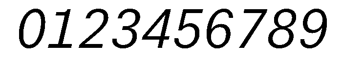 StroyMono LightItalic Font OTHER CHARS