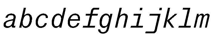 StroyMono LightItalic FONT