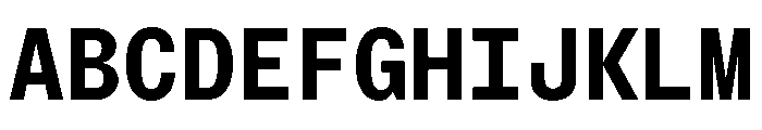 StroyMono Medium Font UPPERCASE
