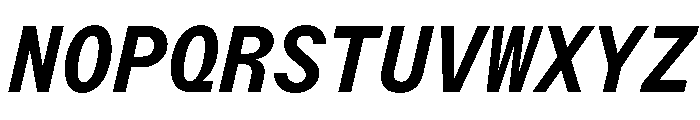 StroyMono MediumItalic Font UPPERCASE