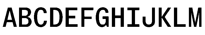 StroyMono Regular Font UPPERCASE