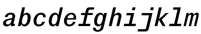 StroyMono RegularItalic FONT