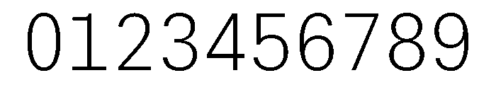 StroyMono Thin Font OTHER CHARS