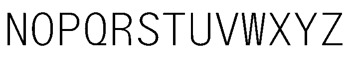 StroyMono Thin Font UPPERCASE
