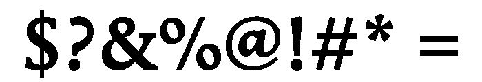 Stuart TextBold Font OTHER CHARS