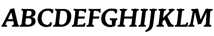 Stuart TextBoldItalic Font UPPERCASE